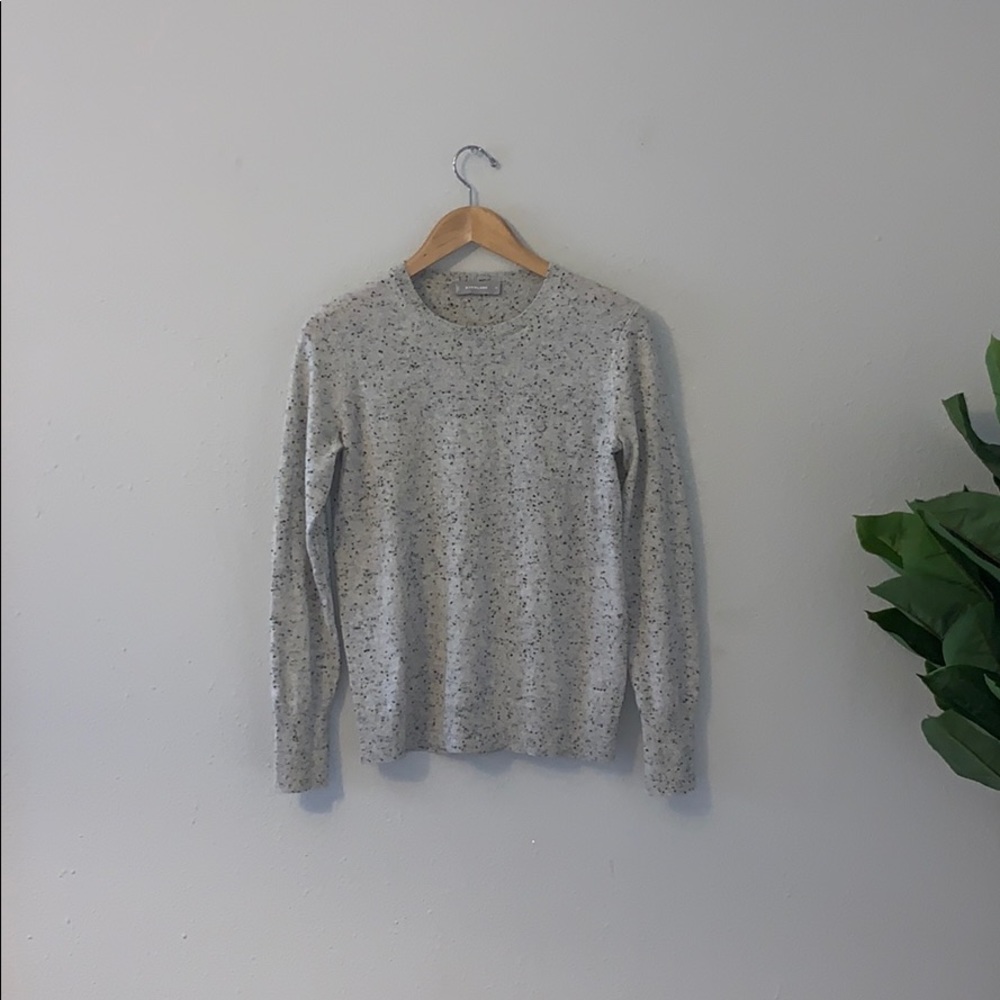 Speckled sweater